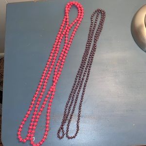 Beaded necklaces